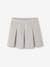 Easy-to-Slip-On Pleated Skirt for Girls grey+navy blue - vertbaudet enfant 