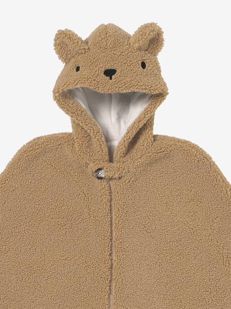 Poncho 18-36 mois pour siège auto & porte bébé beige+écru - vertbaudet enfant 