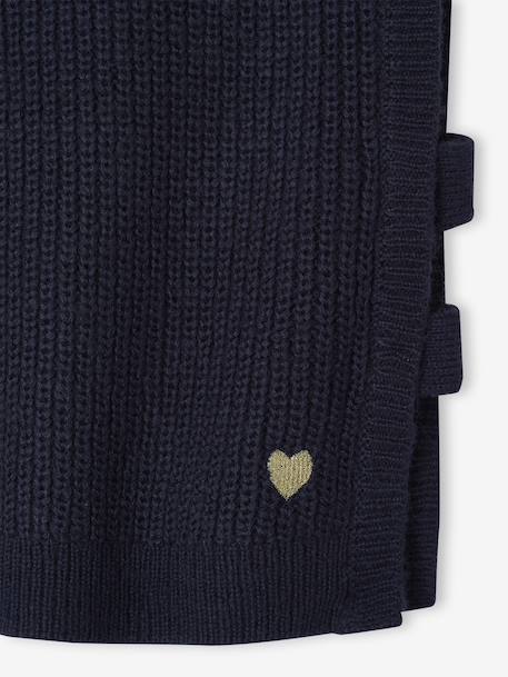 Fancy Sleeveless Jumper for Girls navy blue - vertbaudet enfant 