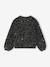 Gilet fille motif maille mousseuse chocolat+écru+marron+vert - vertbaudet enfant 