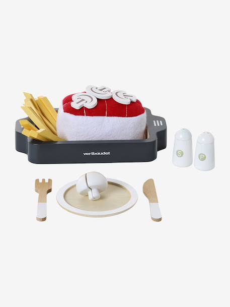 Felt and FSC® wood roast and accessories red - vertbaudet enfant 