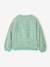 Sequinned Sweatshirt for Girls turquoise - vertbaudet enfant 