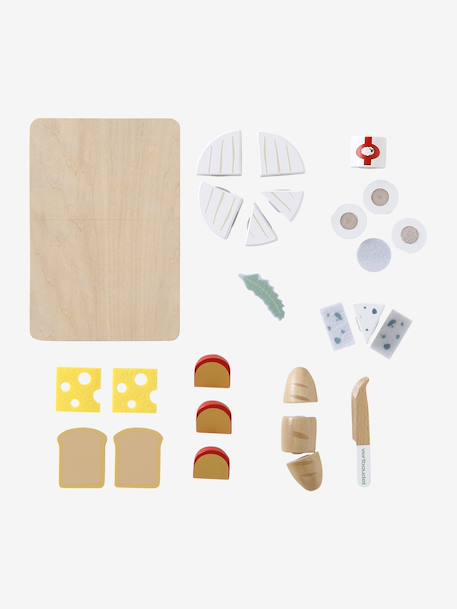 Felt and FSC® wood cheese board wood - vertbaudet enfant 