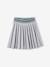 Fleece Pleated Skirt for Girls, JONEN marl grey - vertbaudet enfant 