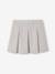 Easy-to-Slip-On Pleated Skirt for Girls grey+navy blue - vertbaudet enfant 