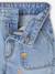 Embroidered Wide Leg Jeans with Fancy Motifs for Girls light blue - vertbaudet enfant 