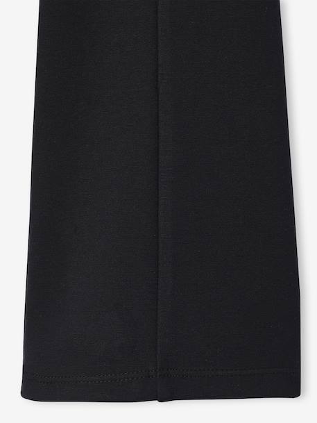 Legging fille flare camel+noir - vertbaudet enfant 