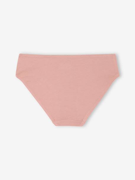 Pack of 5 Assorted Briefs for Girls rose - vertbaudet enfant 