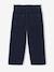 Pantalon fille large velours côtelé style paperbag marine+mauve+olive+vert sapin - vertbaudet enfant 