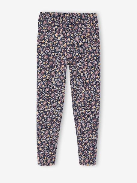 Legging fille imprimé bleu+encre+mauve+rose imprimé+vert amande+vert d'eau+vert imprimé - vertbaudet enfant 