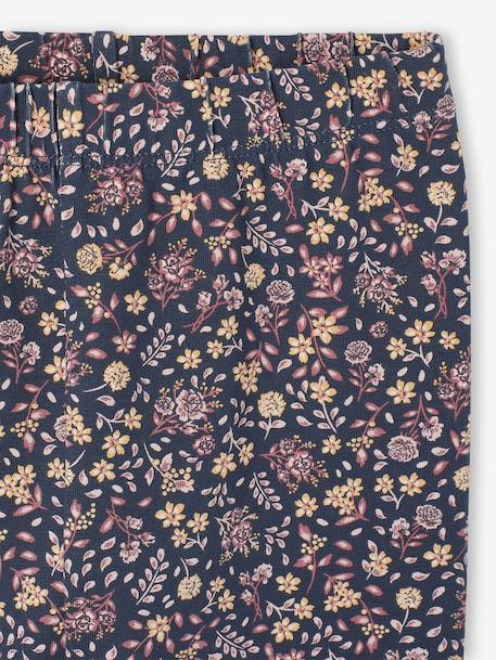 Printed Leggings for Girls almond green+aqua green+blue+ink blue+mauve+printed green+printed pink - vertbaudet enfant 