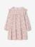 Printed Frilly Dress for Girls ecru+navy blue+sage green+vanilla - vertbaudet enfant 