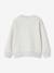 Sweat garçon col rond motif placé blanc chiné+bleu nuit+kaki - vertbaudet enfant 