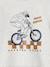 Round-Neck Sweatshirt with Print, for Boys khaki+marl white+night blue - vertbaudet enfant 