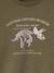Round-Neck Sweatshirt with Print, for Boys khaki+night blue - vertbaudet enfant 