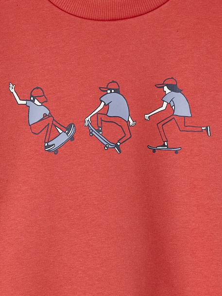 Sweat Skateboard garçon rouge - vertbaudet enfant 