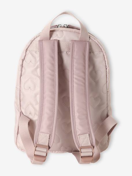 Girls' rucksack with heart print rosy - vertbaudet enfant 