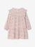 Printed Frilly Dress for Girls ecru+navy blue+sage green+vanilla - vertbaudet enfant 