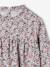 Floral Blouse for Girls ecru+grey blue - vertbaudet enfant 