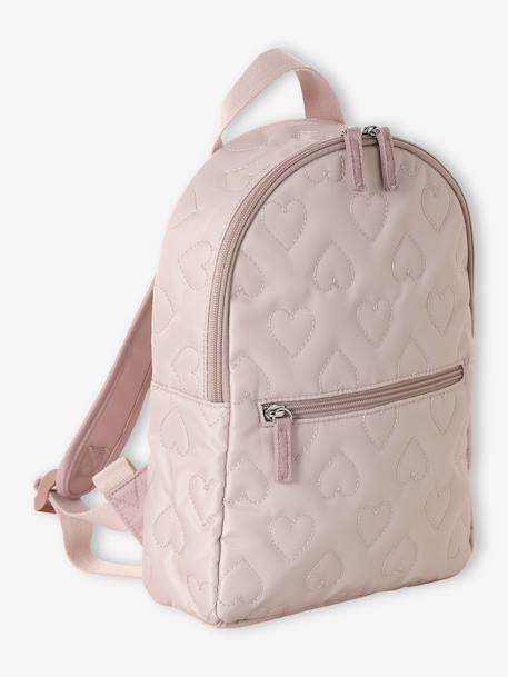 Girls' rucksack with heart print rosy - vertbaudet enfant 