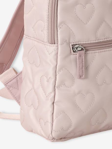 Girls' rucksack with heart print rosy - vertbaudet enfant 