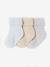 Pack of 3 pairs of plain baby socks marl grey - vertbaudet enfant 