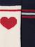 Lot de 2 paires de chaussettes hautes fille écru - vertbaudet enfant 