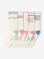 Pack of 5 Pairs of Sports Socks for Girls ecru - vertbaudet enfant 