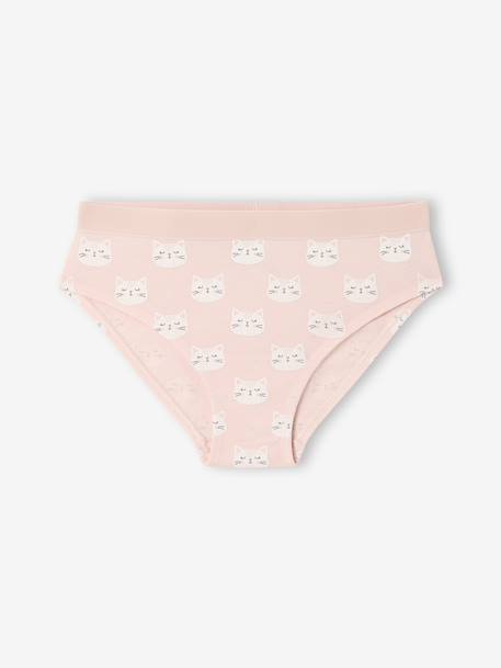Lot de 5 culottes animaux fille bleu azur - vertbaudet enfant 
