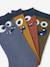 Pack of 4 pairs of 'monsters' socks for boys blue - vertbaudet enfant 
