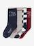 Pack of 4 Pairs of 'Skate' Socks for Boys navy blue - vertbaudet enfant 