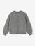 Gilet fille maille mousseuse gris chiné+vanille - vertbaudet enfant 