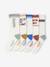 Pack of 5 pairs of 'Cool' socks for boys ecru - vertbaudet enfant 