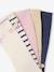 Pack of 5 Pairs of 'Unicorn' Socks for Girls navy blue - vertbaudet enfant 