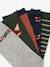 Pack of 5 pairs of 'fox' socks for boys fir green - vertbaudet enfant 