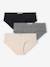 Lot de 3 shorties de grossesse en coton bio ENVIE DE FRAISE rose pâle - vertbaudet enfant 