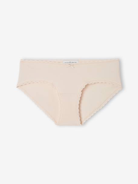 Lot de 3 shorties de grossesse en coton bio ENVIE DE FRAISE rose pâle - vertbaudet enfant 
