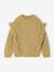 Frilly Cable Knit Jumper for Girls golden beige - vertbaudet enfant 