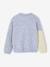 Colourblock Jumper for Girls blue+rosy+sweet pink - vertbaudet enfant 
