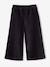 Wide Corduroy Trousers for Girls anthracite+blush+BROWN MEDIUM SOLID+ecru+grey blue+khaki+plum+rose - vertbaudet enfant 