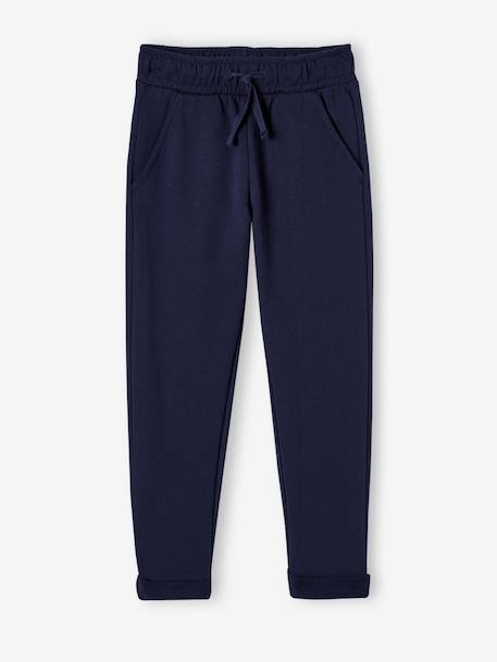 Boys' Fleece Trousers ink blue+printed black+sage green - vertbaudet enfant 