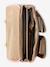 Satchel + leopard print pencil case for girls beige - vertbaudet enfant 