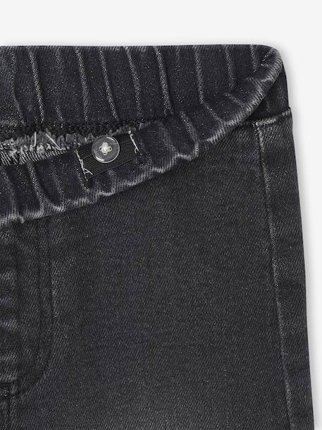 Jean tregging fille large bleu clair+bleu foncé+bleu moyen+denim gris - vertbaudet enfant 