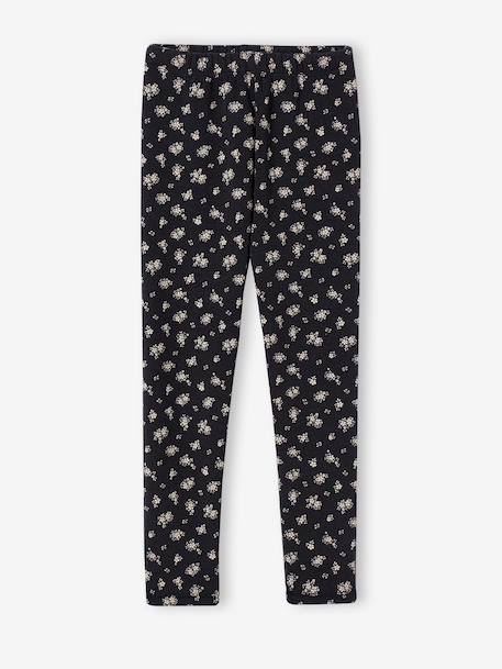 Lot 2 Leggings fille doublés maille polaire olive - vertbaudet enfant 