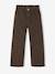 Pantalon fille large imprimé beige+chocolat+multicolore - vertbaudet enfant 