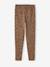 Lot de 2 leggings fille Basics indigo+kaki+marron imprimé+vert sauge - vertbaudet enfant 