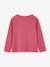 T-shirt fille imprimé manches longues écru+framboise+marine+rose pâle - vertbaudet enfant 