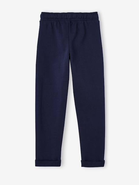 Boys' Fleece Trousers ink blue+printed black+sage green - vertbaudet enfant 