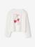 Tee-shirt crop top fille manches longues anthracite+écru - vertbaudet enfant 