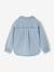 Loose Fit Denim Shirt for Girls light blue - vertbaudet enfant 